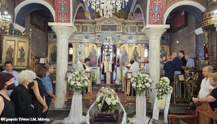 tην-Εξόδιο-Ακολουθία-του-Πρωτοψάλτου-Αναστασίου-Μπιρμπάκου-τέλεσε-ο-Μητροπολίτης-Μάνης