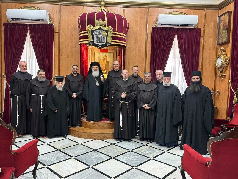 Στον-Πατριάρχη-Ιεροσολύμων-ο-νέος-Κουστωδός-στην-Αγία-Γη