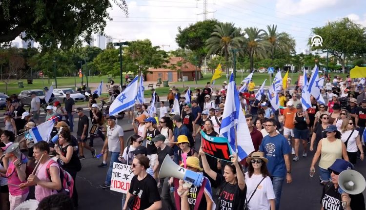 Ισραήλ:-Χιλιάδες-διαδηλωτές-απαιτούν-συμφωνία-κατάπαυσης-του-πυρός