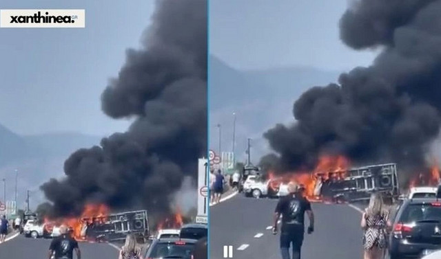 Σταθερή-η-κατάσταση-του-οδηγού-του-φορτηγού-που-ενεπλάκη-στο-τραγικό-τροχαίο-στην-Εγνατία-–-Δύο-εγκαυματίες-έλαβαν-εξιτήριο