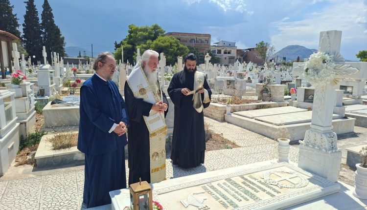 Τρισάγιο-για-τον-μακαριστό-Μητροπολίτη-Κορίνθου-Διονύσιο-τέλεσε-ο-Μητροπολίτης-Λήμνου
