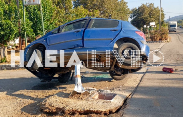 Τροχαίο-δυστύχημα-στον-Πύργο-Ηλείας:-Αυτοκίνητο-προσέκρουσε-σε-κολόνα-–-Νεκρός-75χρονος