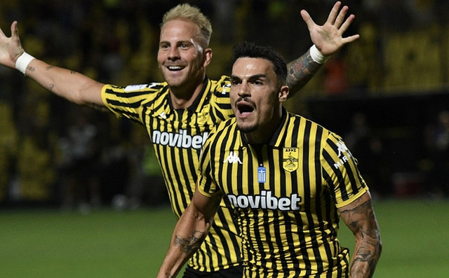 stoiximan-super-league:-Οι-στόπερ-του-Άρη-υπέγραψαν-το-πρώτο-τρίποντο-–-Οι-κίτρινοι-νίκησαν-2-0-τον-Βόλο-στο-Χαριλάου