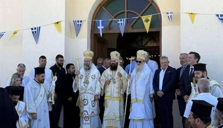 Τρισαρχιερατικό-συλλείτουργο-στον-πανηγυρίζοντα-ΙΝ.-Αγίου-Τίτου-στο-Τυμπάκι-Ηρακλείου