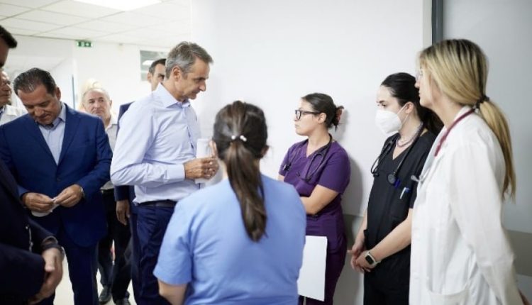 Το-Ιπποκράτειο-επισκέφθηκε-ο-Κ.-Μητσοτάκης:-Επιθεώρησε-έργα-αναβάθμισης-των-ΤΕΠ
