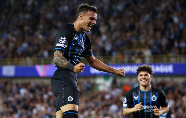 champions-league:-Στη-league-phase-η-Κλαμπ-Μπριζ-του-Τζόλη-και-η-Μπενφίκα-του-Παυλίδη