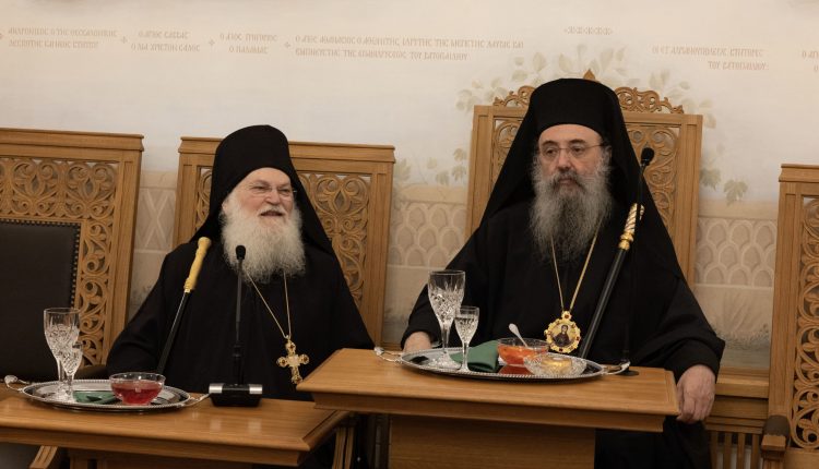 Η-Κοίμηση-της-Θεοτόκου-στην-ΙΜΜ.-Βατοπαιδίου:-Ομιλίες-στο-Συνοδικό-(ΒΙΝΤΕΟ)