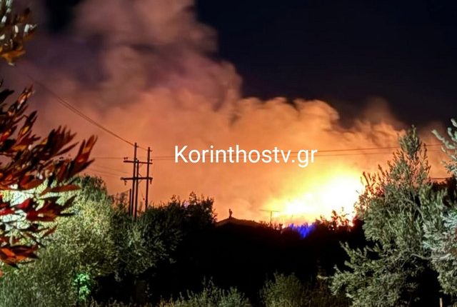 Υπό-έλεγχο-η-πυρκαγιά-σε-αγροτική-έκταση-στην-Κοριθνία