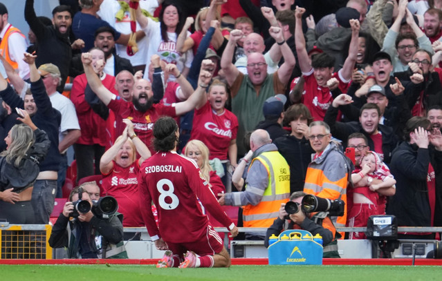 premier-league:-Πάτησε-κορυφή-η-Λίβερπουλ-νικώντας-την-Άρσεναλ-με-γκολάρα-Σομποσλάι