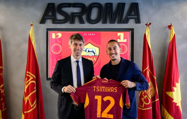Υπέγραψε-στη-Ρόμα-ο-Τσιμίκας-και-ανακοινώθηκε