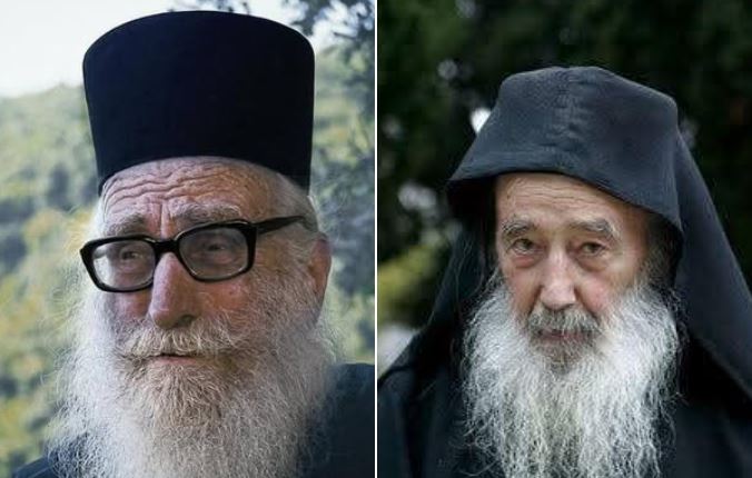 Στο-Αγιολόγιο-της-Εκκλησίας-οι-Αγιορείτες-Πατέρες-Διονύσιος-Βατοπαιδινός-και-Ιερομόναχος-Πετρώνιος-Προδρομίτης