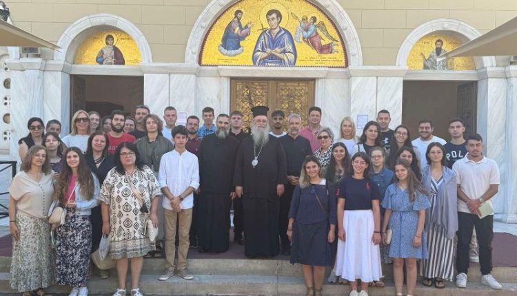 Ο-Μητροπολίτης-Δράμας-στο-Ιερό-Προσκύνημα-του-Οσίου-Ιωάννου-του-Ρώσσου-στο-Ν.-Προκόπι-Ευβοίας