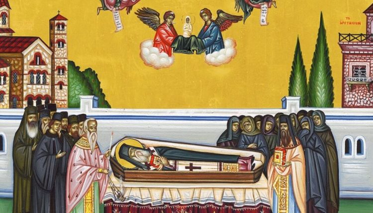 Η-Ανακομιδή-των-Ιερών-Λειψάνων-του-Αγίου-Νεκταρίου