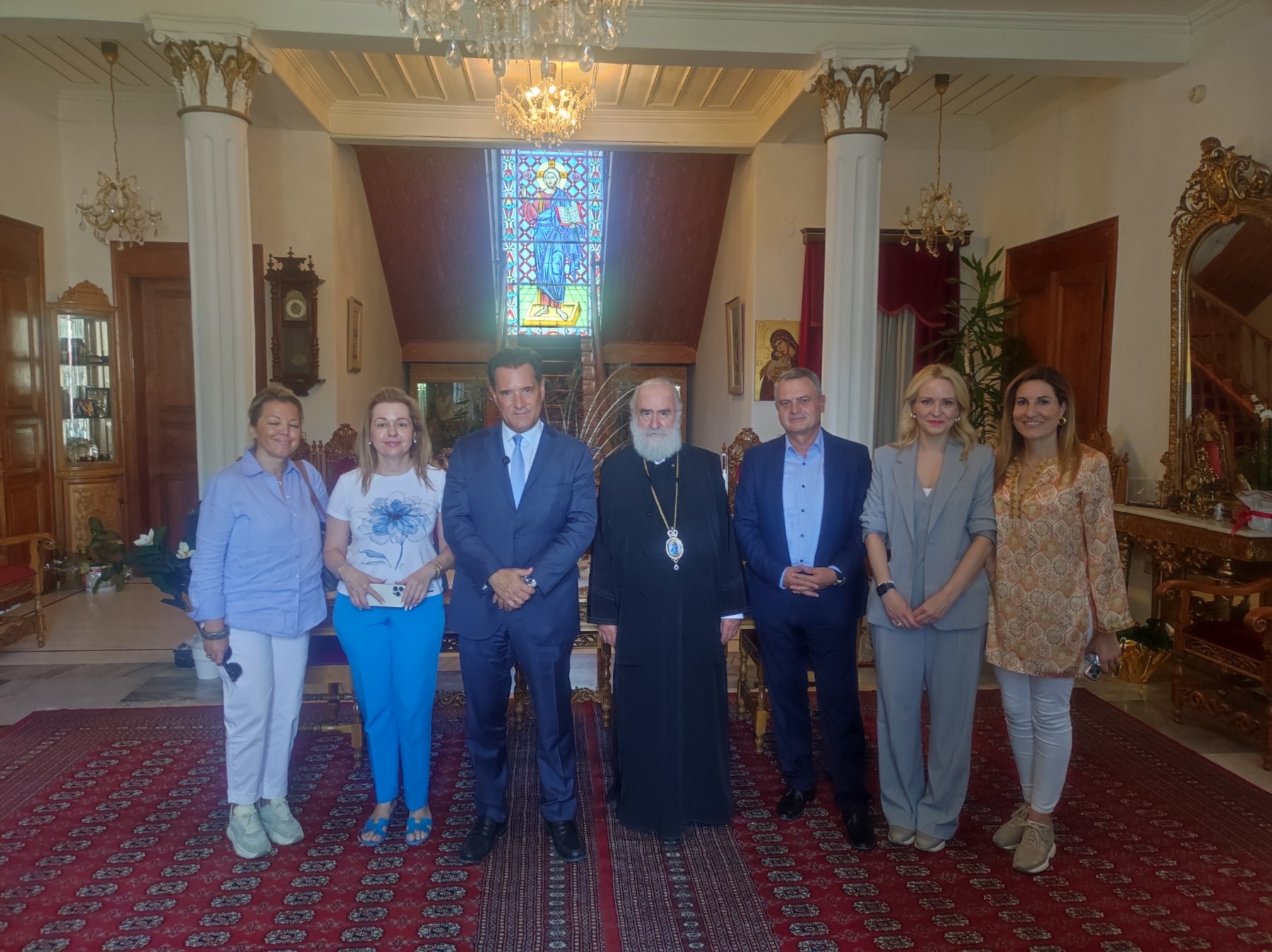 Επίσκεψη-Υπουργού-Υγείας-στον-Μητροπολίτη-Ξάνθης