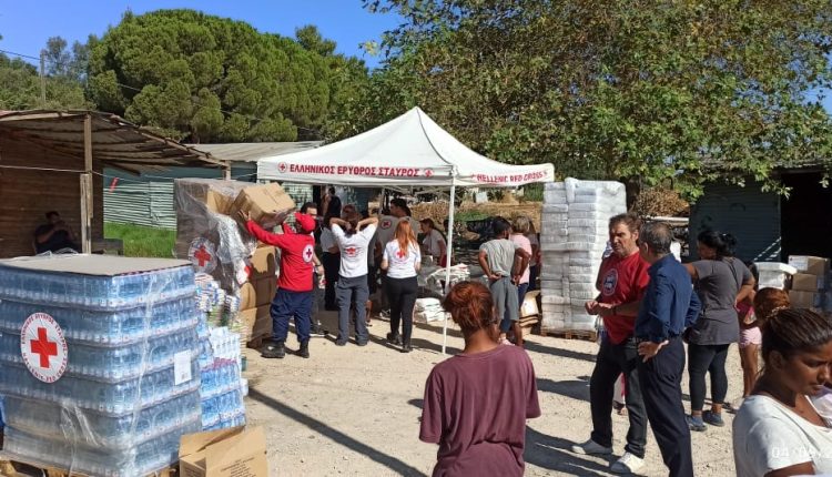 Ελληνικός-Ερυθρός-Σταυρός:-Διανομή-ανθρωπιστικής-βοήθειας-σε-πυρόπληκτες-οικογένειες-Ρομά-της-Κάτω-Αχαΐας-–-ertnews.gr