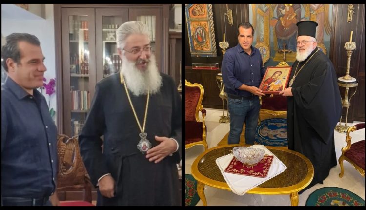 Επαφές-Υπουργού-Μετανάστευσης-Θάνου-Πλεύρη-με-Μητροπολίτες-του-Έβρου