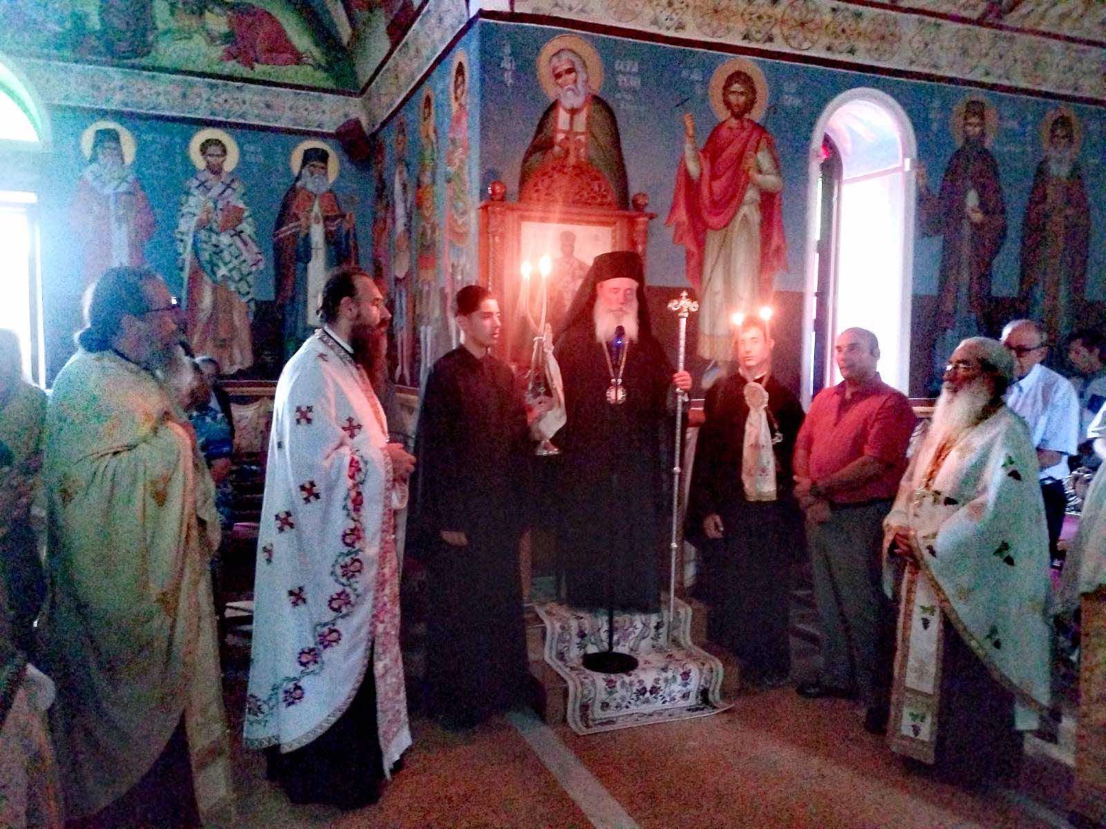 Αρχιερατικός-Εσπερινός-Αγίου-Σώζοντος-στην-Αίγινα