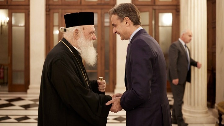 Συνάντηση-Αρχιεπισκόπου-Αθηνών-με-Μητσοτάκη:-Επιβεβαίωσαν-“το-εξαιρετικό-επίπεδο-συνεργασίας-μεταξύ-Πολιτείας-και-Εκκλησίας”