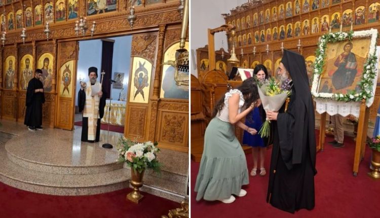 Εσπερινός-Αγίου-Ιερομάρτυρος-Χρυσοστόμου-Σμύρνης-στην-Κοκκινοτριμιθιά