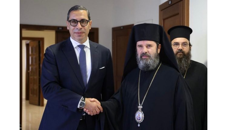 Συνάντηση-Υπουργού-Εξωτερικών-της-Κύπρου-με-τον-Αρχιεπίσκοπο-Αλβανίας-στα-Τίρανα