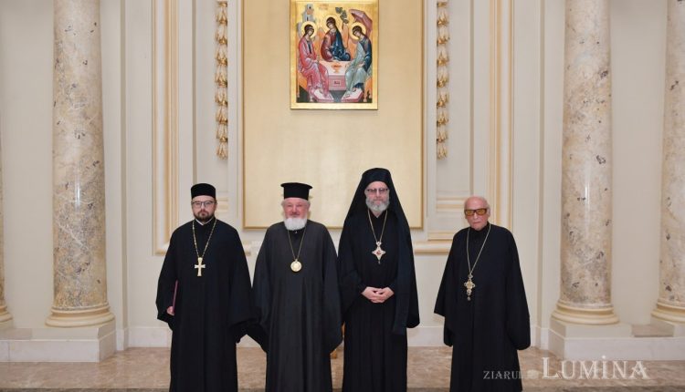 Αντιπροσωπεία-του-Πατριαρχείου-Αντιοχείας-στο-Πατριαρχείο-Ρουμανίας