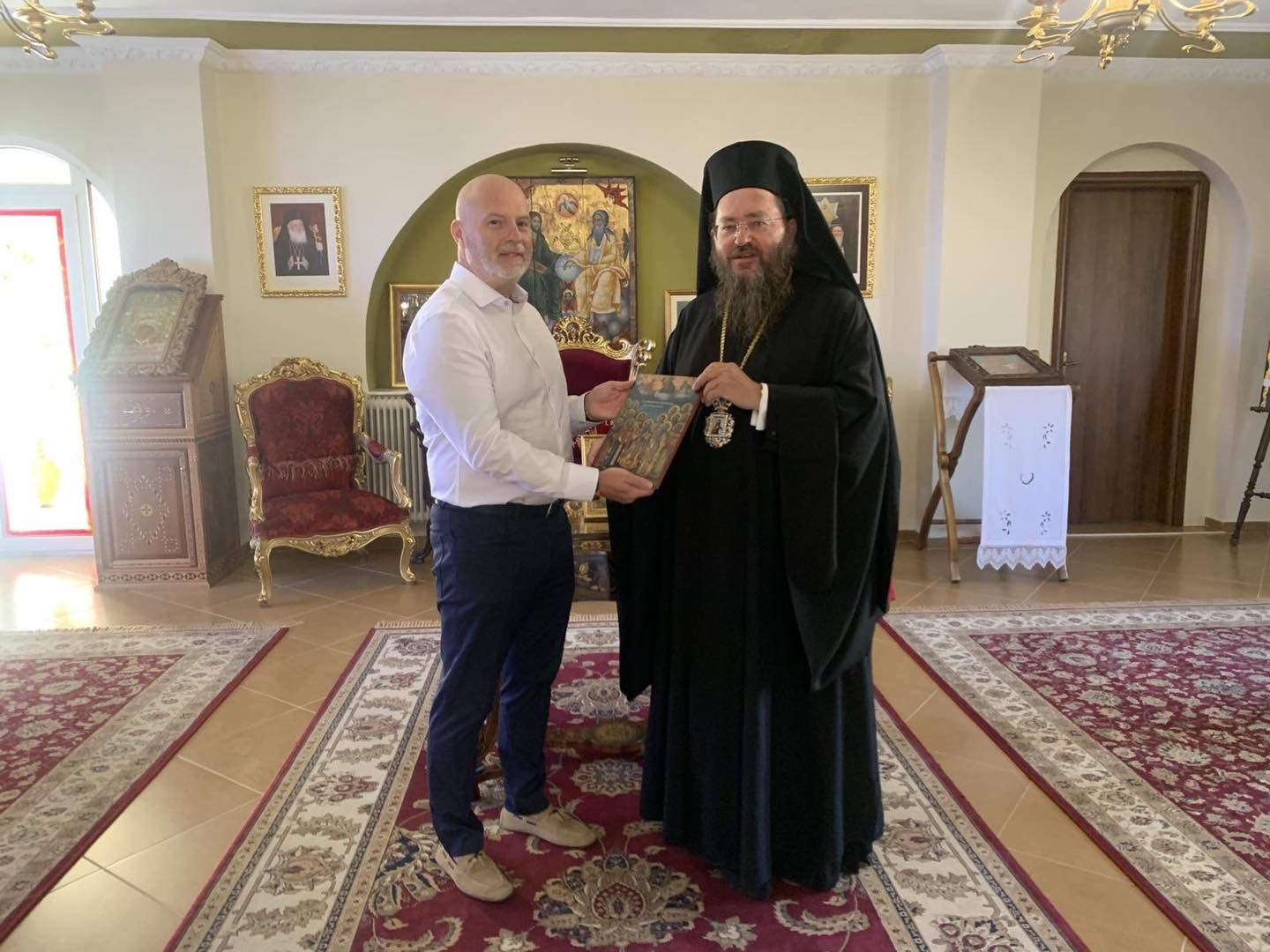 Ο-Μητροπολίτης-Βαρθολομαίος-υποδέχθηκε-τον-νέο-Διοικητή-του-Γενικού-Νοσοκομείου-Κιλκίς