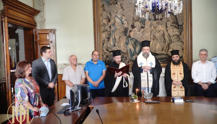 Ο-Μητροπολίτης-Θεσσαλονίκης-τέλεσε-τον-Αγιασμό-στην-έδρα-της-Ε´-Δημοτικής-Κοινότητας