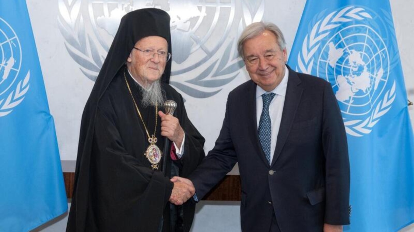 o-Οικουμενικός-Πατριάρχης-Βαρθολομαίος-συναντήθηκε-με-τον-Γενικό-Γραμματέα-του-ΟΗΕ-στη-Νέα-Υόρκη