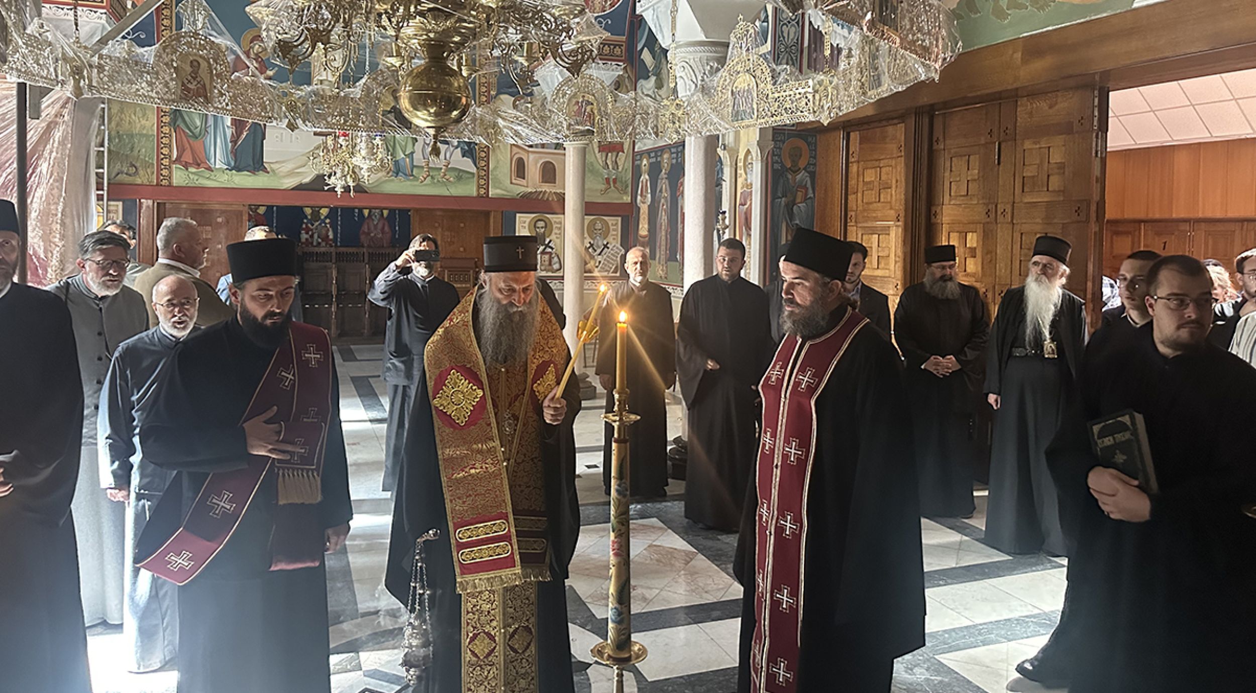 Ο-Πατριάρχης-Σερβίας-τέλεσε-τρισάγιο-για-τον-μακαριστό-Γέροντα-Βασίλειο-Γοντικάκη