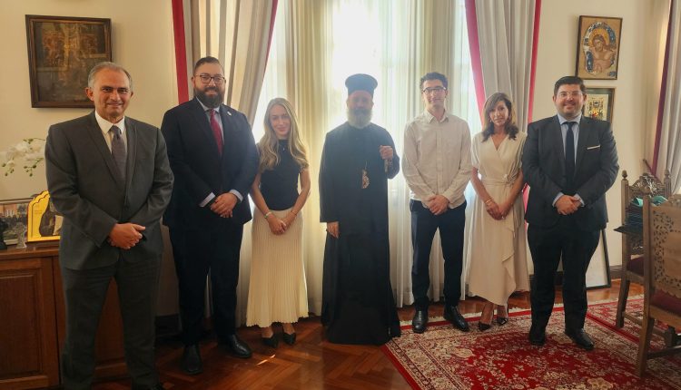 Συνάντηση-του-Αρχιεπισκόπου-Αυστραλίας-με-αντιπροσωπεία-του-Ελληνοαυστραλιανού-Συνδέσμου