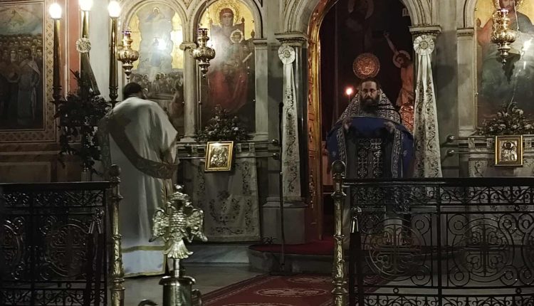 Άφατη-κατάνυξη-στην-ιερά-αγρυπνία-για-την-Παναγία-Οδηγήτρια-της-Αγιορείτικης-Μονής-Ξενοφώντος,-στην-Κοίμηση-Θεοτόκου-Αμαρουσίου!