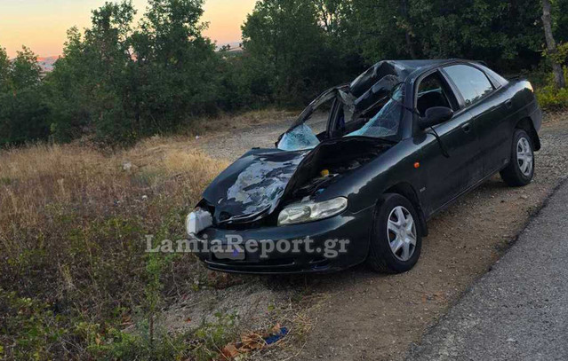 Αυτοκίνητο-συγκρούστηκε-με-αγελάδα-στη-Φθιώτιδα-–-Τραυματίστηκε-σοβαρά-μια-γυναίκα