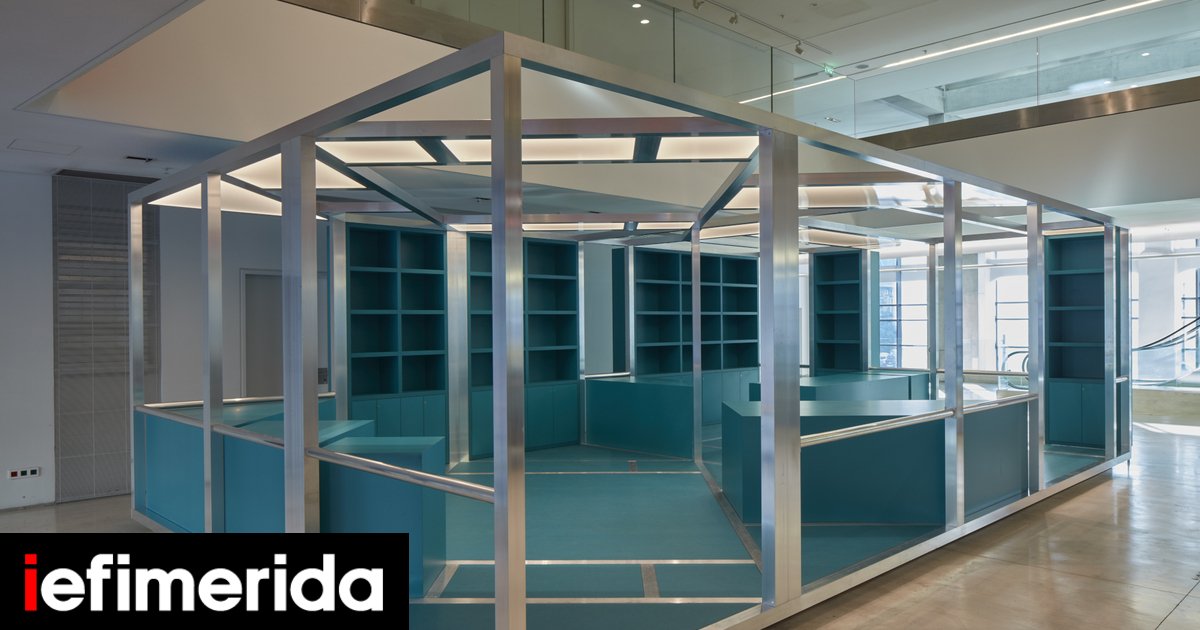 Τι-είναι-αυτό-το-pavilion,-σαν-παζλ,-που-στήθηκε-στην-είσοδο-του-ΕΜΣΤ-Νέα-εποχή-στο-μουσείο