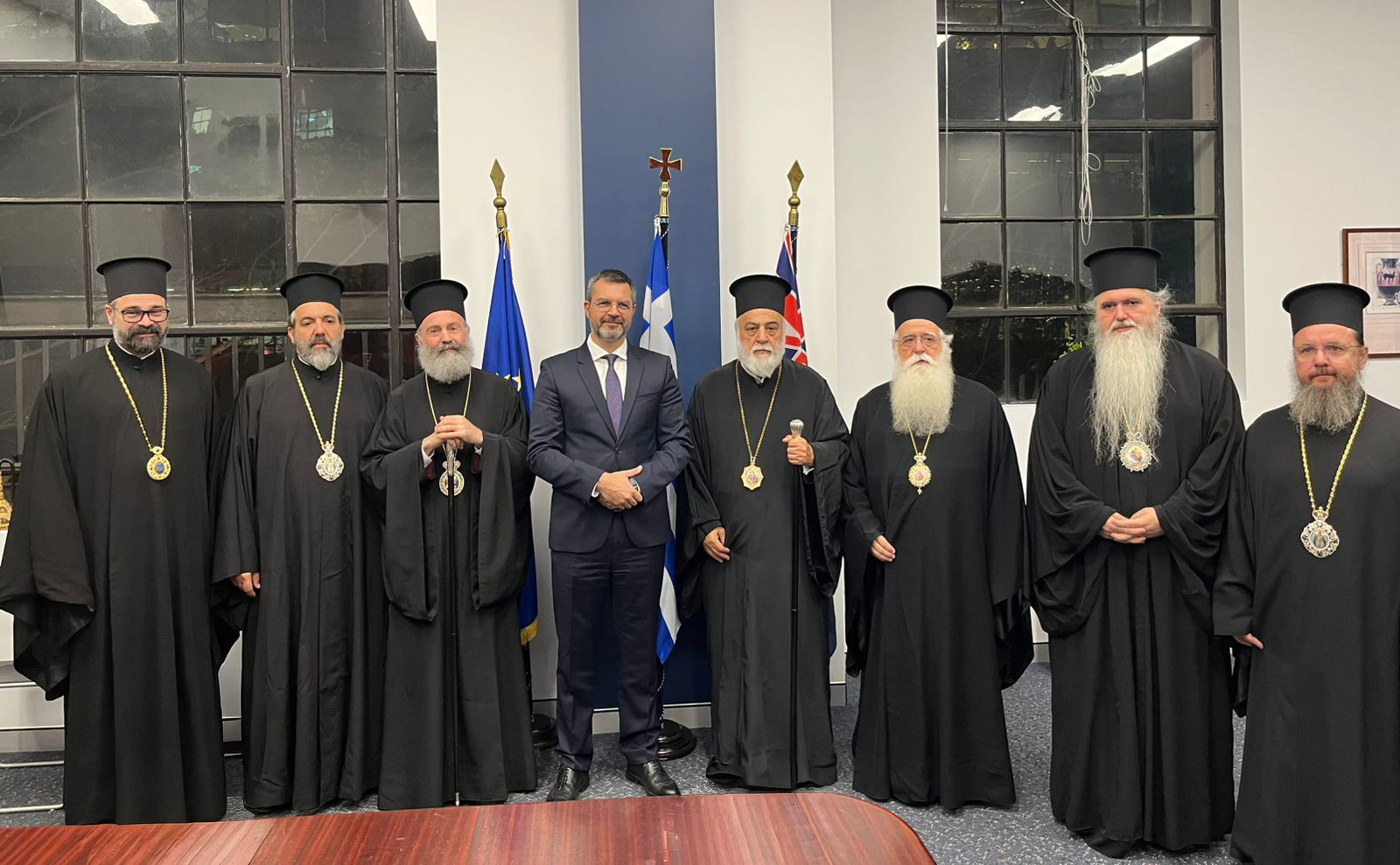 Εθιμοτυπική-επίσκεψη-Αρχιερέων-στο-Γενικό-Προξενείο-της-Ελλάδος-στο-Σύδνεϋ