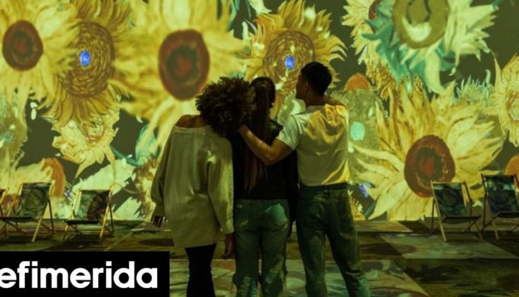 Το-εικαστικό-σύμπαν-του-Βαν-Γκογκ:-Στην-Αθήνα-μια-φαντασμαγορική,-τρισδιάστατη-«ζωντανή»-εμπειρία-[εικόνες,-βίντεο]