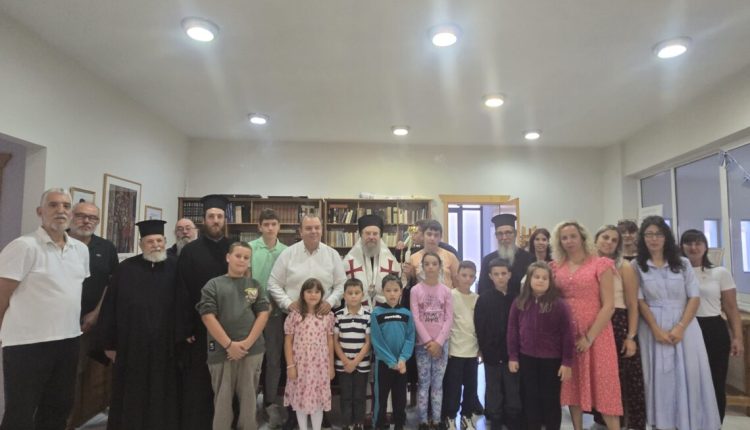 Αγιασμός-στη-Σχολή-Βυζαντινής-Μουσικής-στην-Γαλάτιστα-Χαλκιδικής