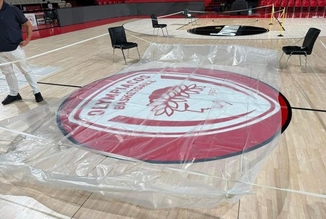 Ολυμπιακός:-Πλημμύρισε-ξανά-το-ΣΕΦ-από-τη-βροχόπτωση