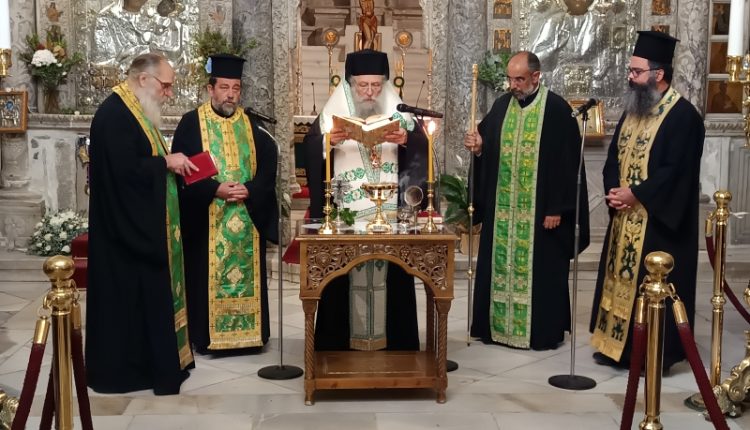 Αγιασμός-στη-Σχολή-Βυζαντινής-Μουσικής-του-Ιερού-Προσκυνήματος-Παναγίας-Εκατονταπυλιανής-Πάρου