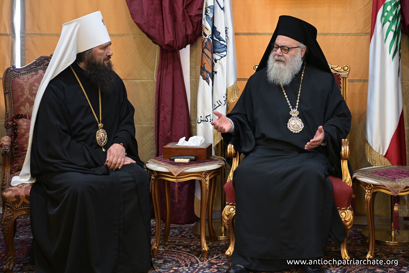 Συνάντηση-Πατριάρχη-Αντιοχείας-με-τον-Μητροπολίτη-Βολγογκράντ