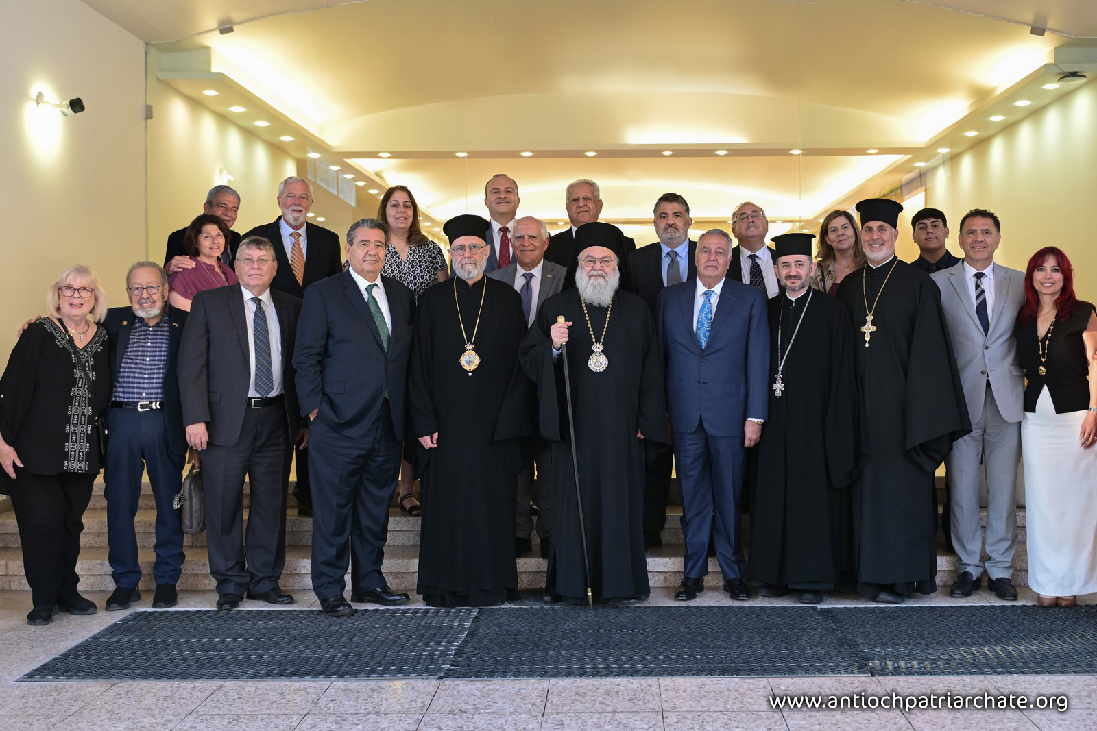 Αντιπροσωπεία-της-ΙΜ.-Νέας-Υόρκης-και-Βορείου-Αμερικής-στον-Πατριάρχη-Αντιοχείας