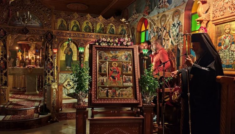 Αγρυπνία-επί-τη-μνήμη-της-μετακομιδής-του-λειψάνου-του-Αγίου-Νικολάου-του-εν-Βουναίνοις-στο-ομώνυμο-προσκύνημα