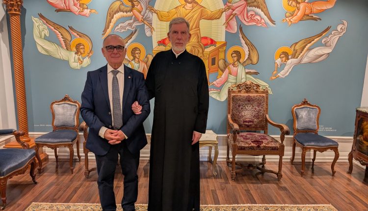 Ο-Μητροπολίτης-Σουηδίας-υποδέχθηκε-τον-διεθνούς-φήμης-Καθηγητή-της-Ψυχιατρικής-Δρ.-Νικόλαο-Βενιζέλο