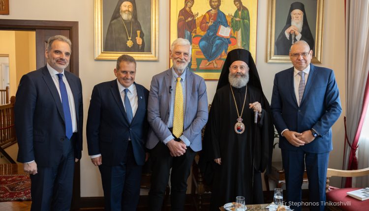 Ο-Υφυπουργός-Απόδημου-Ελληνισμού-Ιωάννης-Λοβέρδος-στην-Ι.-Αρχιεπισκοπή-Αυστραλίας