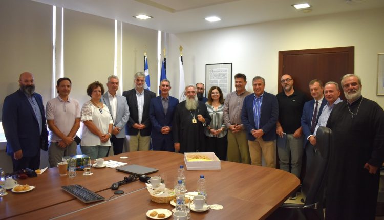 Ο-Αρχιεπίσκοπος-Κρήτης-Ευγένιος-στο-Ελληνικό-Μεσογειακό-Πανεπιστήμιο