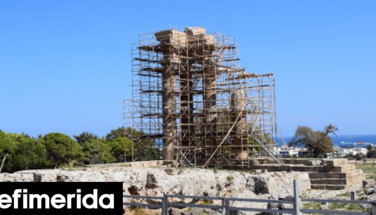 ΥΠΠΟ:-Αποκατάσταση-του-Ιερού-του-Πύθιου-Απόλλωνος,-στην-ακρόπολη-της-Ρόδου-[εικόνες]
