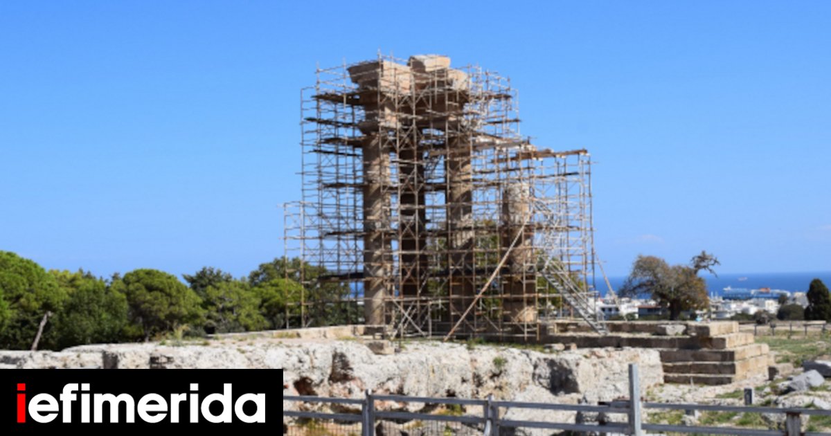 ΥΠΠΟ:-Αποκατάσταση-του-Ιερού-του-Πύθιου-Απόλλωνος,-στην-ακρόπολη-της-Ρόδου-[εικόνες]