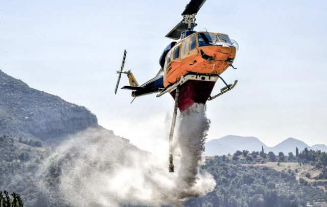 Φωτιά-τώρα-σε-δασική-έκταση-στην-παραλία-Ζαράκων-στην-Εύβοια-–-Επιχειρούν-εναέρια-μέσα