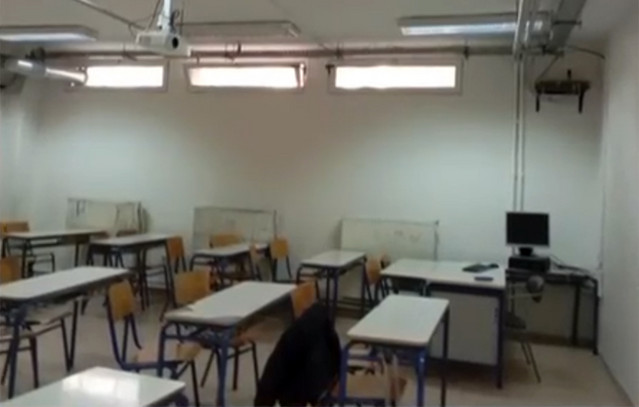 Μάθημα-σε-υπόγεια,-δίπλα-σε-λεβητοστάσια-κάνουν-μαθητές-στον-Εύοσμο-–-«Είναι-τριτοκοσμικές-οι-συνθήκες»
