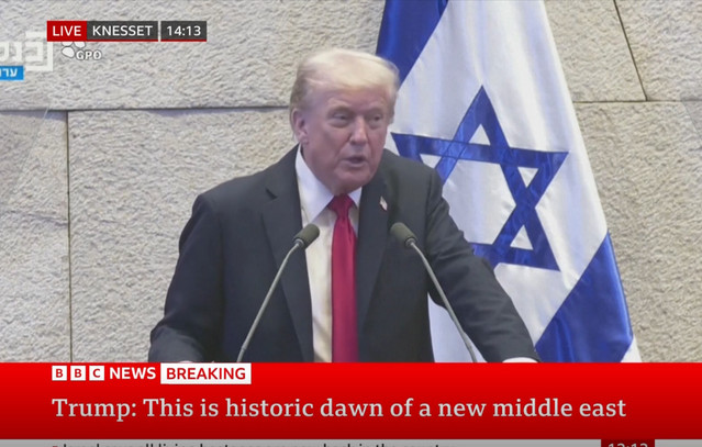 Οργή-στα-social-media:-Το-bbc-διέκοψε-στον-«αέρα»-την-ομιλία-Τραμπ-στην-Κνεσέτ-για-τη-συμφωνία-Ισραήλ-–-Χαμάς