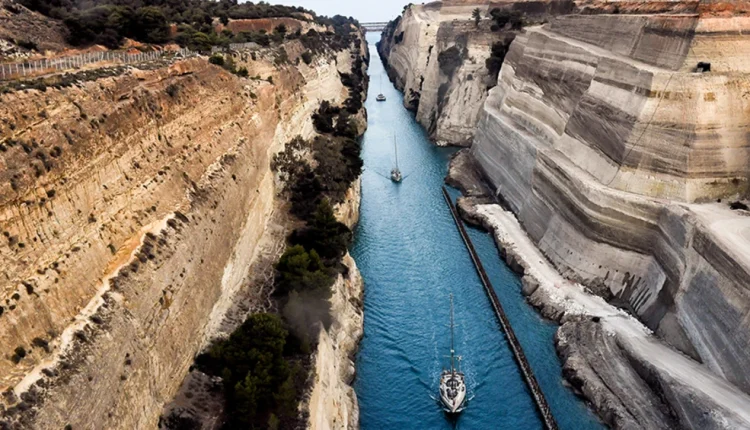 Διακοπή-διελεύσεων-στη-Διώρυγα-της-Κορίνθου